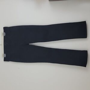 NYDJ Black Marilyn Straight Lift Tuck Black Jeans 32 X 28.5 Womens 10